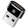 Baseus Mini Serie USB 2.0 / USB 3.1 Typ-C Adapter - Schwarz