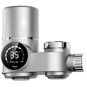 10-stufiger Wasserhahn-Wasserfilter - Zwei Wassermodi - Silber