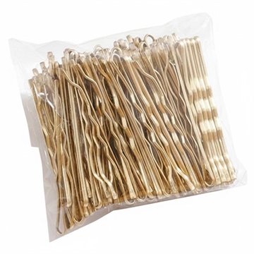 100-teiliges Haarnadel-Set - 5cm Haarspangen für Frauen - Gold