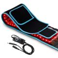 Rotlichttherapie-Gürtel mit 105 LEDs und 5 Intensitätsstufen - 660nm/850nm - Schwarz / Blau