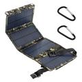 10W faltbares USB-Solarladegerät/Powerbank mit 4 Panels - Tarnung