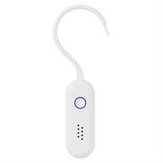 Tragbarer Tür- und Fensteralarm mit 130dB und Blinklicht - Weiß
