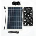 15-W-Solarpanel mit doppeltem Lüftungssystem für Tierhäuser - IP68, 18V
