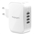 Spigen F401 4-Port Universal Wand-ladegerät - 2.4A - Weiß