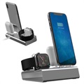 3-in-1-Ladestation aus Aluminiumlegierung - iPhone, Apple Watch, AirPods