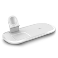 3-in-1 Schnell Dockingstation für iPhone, Apple Watch, AirPods (Offene Verpackung - Ausgezeichnet) - Weiß