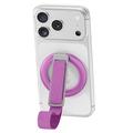3-in-1-Handyhalter mit Magnetring - Lila