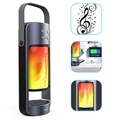 3-in-1 Tragbarer Bluetooth Lautsprecher / Qi Ladegerät / LED-Lampe