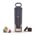 Tragbare 3-in-1-Espressomaschine mit Nespresso/DolceGusto-Kapseln und Kaffeepulver - Schwarz