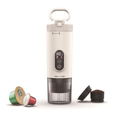Tragbare 3-in-1-Espressomaschine mit Nespresso/DolceGusto-Kapseln und Kaffeepulver