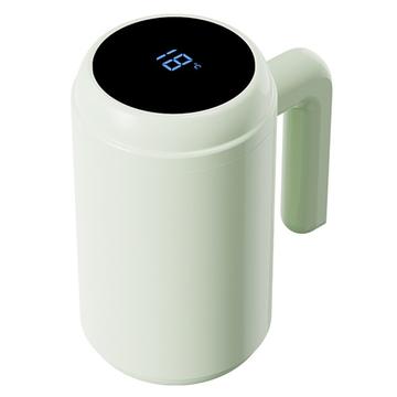 Isolierter Becher aus 316er-Edelstahl mit Rührfunktion - Grün