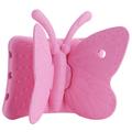3D Schmetterling Kinder stoßfest EVA Kickstand Telefon Fall Telefon Abdeckung für iPad Pro 9.7 / Air 2 / Air - Pink