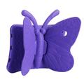 3D Schmetterling Kinder stoßfest EVA Kickstand Telefon Fall Telefon Abdeckung für iPad Pro 9.7 / Air 2 / Air - lila