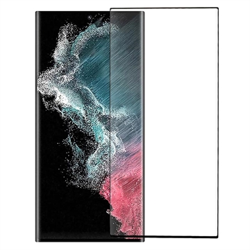 3MK HardGlass Max Samsung Galaxy S23 Ultra 5G Panzerglas - Schwarz