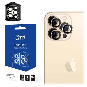 3MK Lens Protection Pro iPhone 14 Pro/14 Pro Max Kameraschutz - Gold