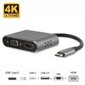 4smarts OfficeCord Dual Screen USB-C Adapter - Samsung Dex, Huawei MateDock