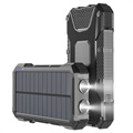 4smarts TitanPack Slim Solarladegerät & Powerbank - 20000mAh - Schwarz