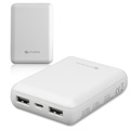 4smarts VoltHub Go Powerbank - 10000mAh - 2 x USB - Weiß