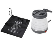 Adler AD 1370UK Wasserkocher Kunststoff 0.6L - Silikon Reise UK Stecker