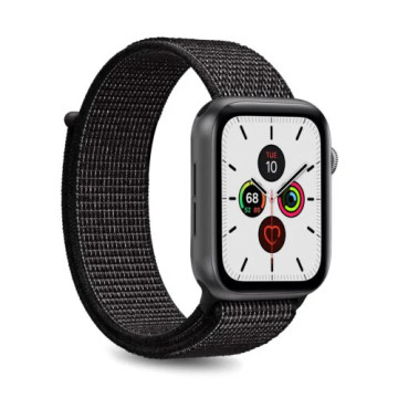 Apple Watch Ultra 2/Ultra/9/8/SE (2022)/7/SE/6/5/4/3/2/1 Puro Nylon Sportarmband - 49mm/45mm/44mm/42mm