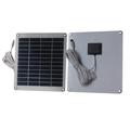 5W, 12V USB-C-Solarpanel-Ladegerät für Überwachungskameras/CCTV