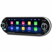 6.9"-Single-DIN-Autoradio mit drahtlosem CarPlay und Android Auto - Schwarz