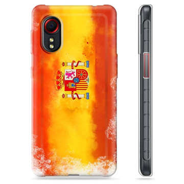 Samsung Galaxy Xcover 5 TPU Hülle - Spanische Flagge