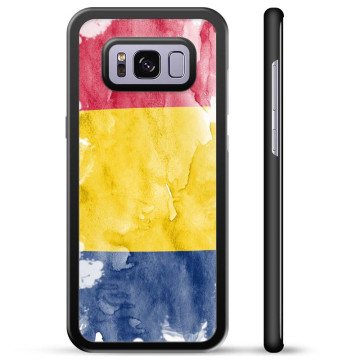 Samsung Galaxy S8+ Schutzhülle - Rumänische Flagge