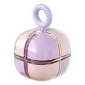 Magnetische Pillendose mit 8 Fächern - Rosa / Lila