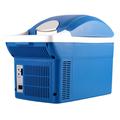 8-Liter-Mini-Kühlschrank - Kühlen/Heizen - 12V für das Auto, 220V für zu Hause - Blau