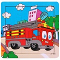 9-teiliges Puzzle für Kinder / Lernspielzeug - Feuerwehrauto