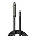 90-Grad USB-C Gaming-Kabel 240W mit Handyhalterung - 1.5m - Schwarz
