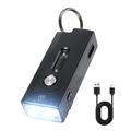 A1 5W Mini-LED-Taschenlampe - 580lm, IP66, USB-C, Magnetclip - Schwarz