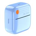 A35 Bluetooth-Thermodrucker im Miniformat mit Papier - Blau