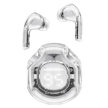 ACEFAST T8 / AT8 Crystal (2) Farbe Bluetooth-Ohrhörer Leichtes drahtloses Headset für die Arbeit - Weiß