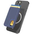 AhaStyle PT133-B Magnetischer Telefonkartenhalter aus Silikon - Blau