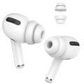 AHASTYLE PT99-2 1 Paar für Apple AirPods Pro 2 / AirPods Pro Ersatz-Silikon-Ohrstöpsel Bluetooth-Ohrhörer Ohrkappen, Größe L - Weiß