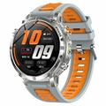 AK122 1.7" Smartwatch - Bluetooth-Telefonie, Herzfrequenz, SpO2, IP68 - Grau / Orange