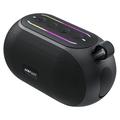 Acefast K15 Air – tragbarer Bluetooth-Lautsprecher, 6W – IPX7, RGB-Beleuchtung, TWS – Schwarz