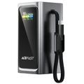 Acefast M33 Powerbank mit 20000mAh, 1.96-Zoll-TFT-Display und USB-C-Kabel – 100W – Grau