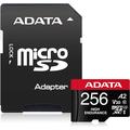Adata High Endurance microSDXC Speicherkarte mit Adapter AUSDX256GUI3V30SHA2-RA1 - 256GB