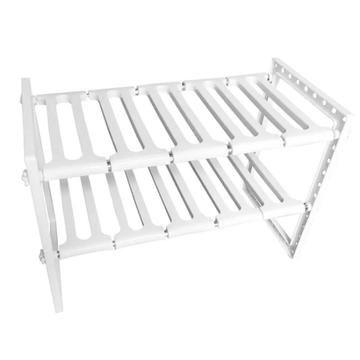 Verstellbares Küchenregal für Spülenschrank - Weiß