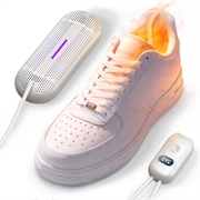 Einstellbarer UV-Schuhtrockner mit Timer - Schuhgröße 28-45 - Weiß