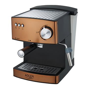 Adler AD 4404cr Espressomaschine - 15 bar, 850W - Kupfer / Schwarz