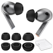 Samsung Galaxy Buds3 Pro/Buds4 Pro Ahastyle WG173 Silikon Ohrtips - Schwarz