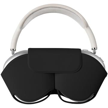 AirPods Max Hülle mit Schlafmodus - PU-Leder Kopfhörer Hülle - Schwarz