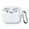 AirPods Pro 3 Silikonhülle mit Karabiner - Weiß