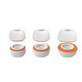 AirPods Pro/Pro 2 AhaStyle WG181 Ersatz-Ohrstöpsel - 3 Paare - Weiß / Orange