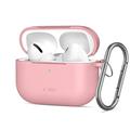 Airpods Pro 3 Tech-Protect Silikon-Hakenhülle - staubiges Rosa