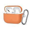 Airpods Pro 3 Tech-Protect-Silikonhülle mit Haken - Kosmisches Orange